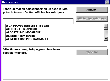 CD ROM De TECHNOLOGIE